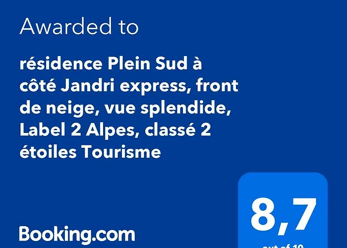 Résidence Plein Sud: Ski-in/ski-out With Mountain Views * Les Deux Alpes