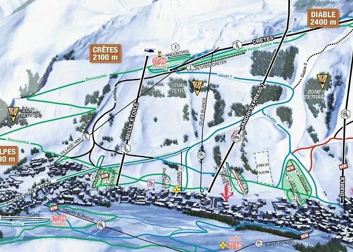 Plein Sud A Cote Jandri Express, Front De Neige, Vue Splendide, Label 2 Alpes, Classe 2 Etoiles Tourisme *